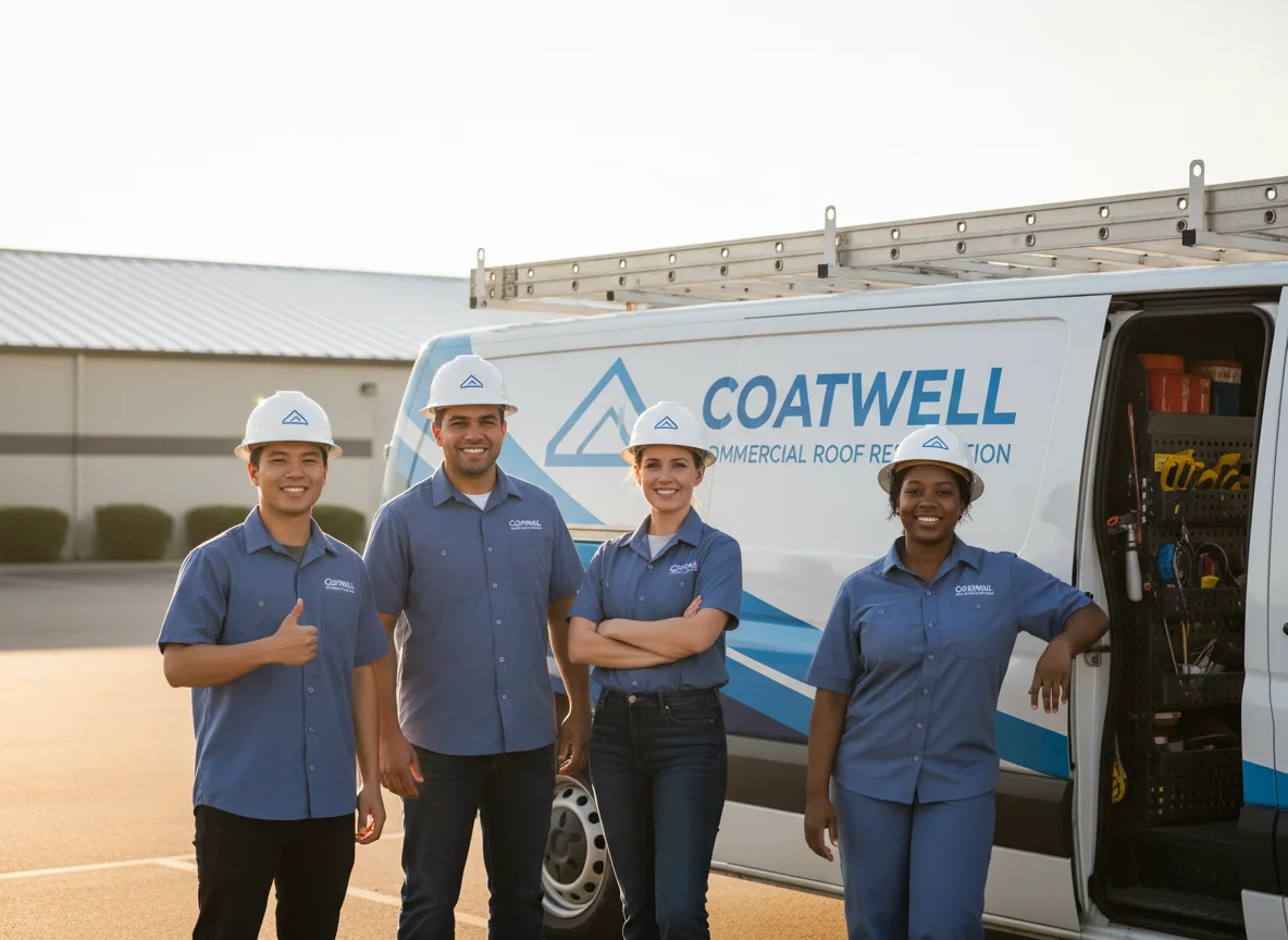 Commercial roof coating company in Leona, TX
